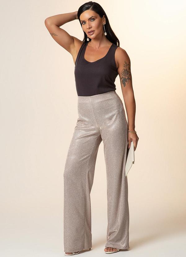 Cativa - Blusa em Tecido e Viscose sem Manga Preto 2