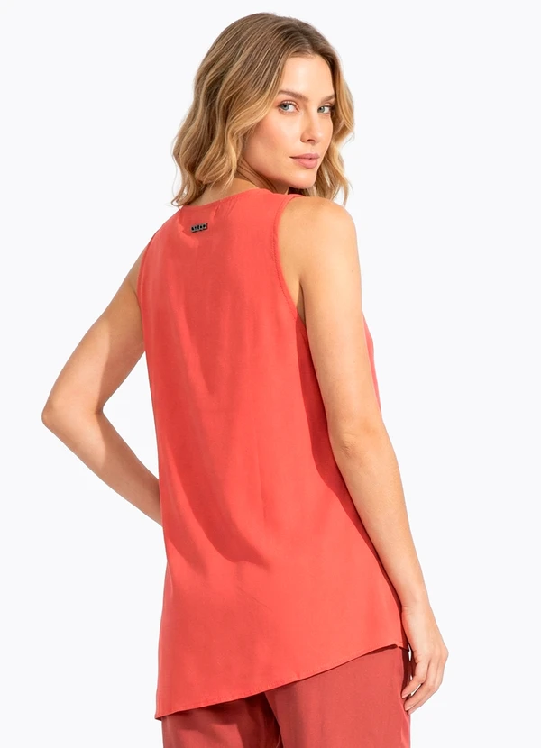 Colcci - Blusa em Viscose Vermelho 2