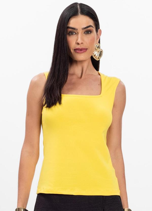 Infinita Cor - Blusa Feminina Amarelo 1