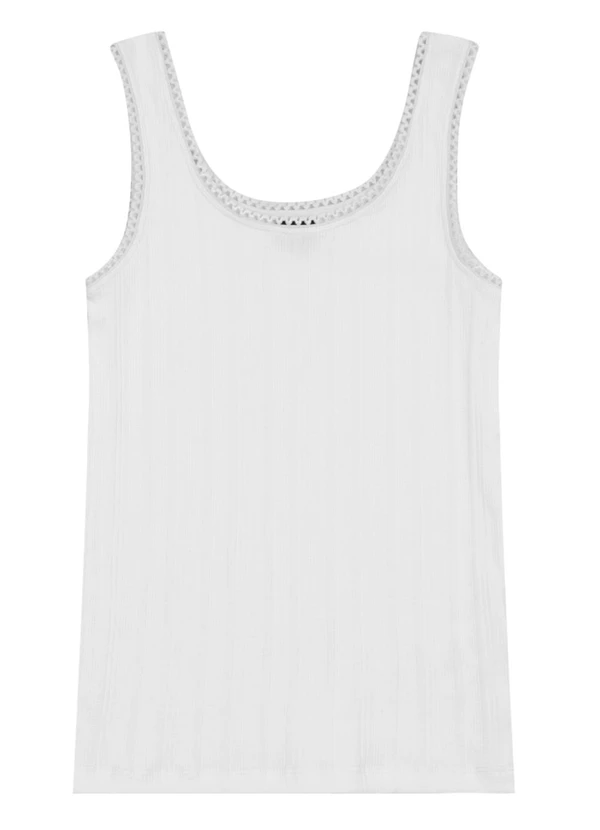 Essendi - Blusa Feminina Canelada Branco 3