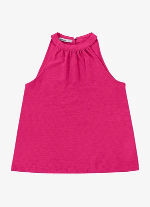 Endless - Blusa Feminina de Alça Lisa Rosa - ENDLESS