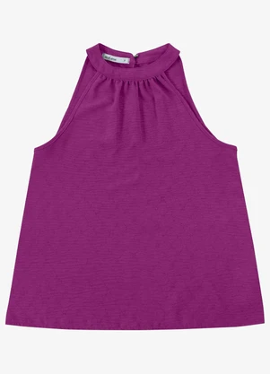 Endless - Blusa Feminina de Alça Lisa Roxo - ENDLESS