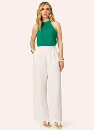 Endless - Blusa Feminina de Alça Lisa Verde - ENDLESS