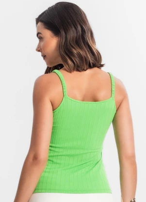 Infinita Cor - Blusa Feminina de Alça Verde - INFINITA COR