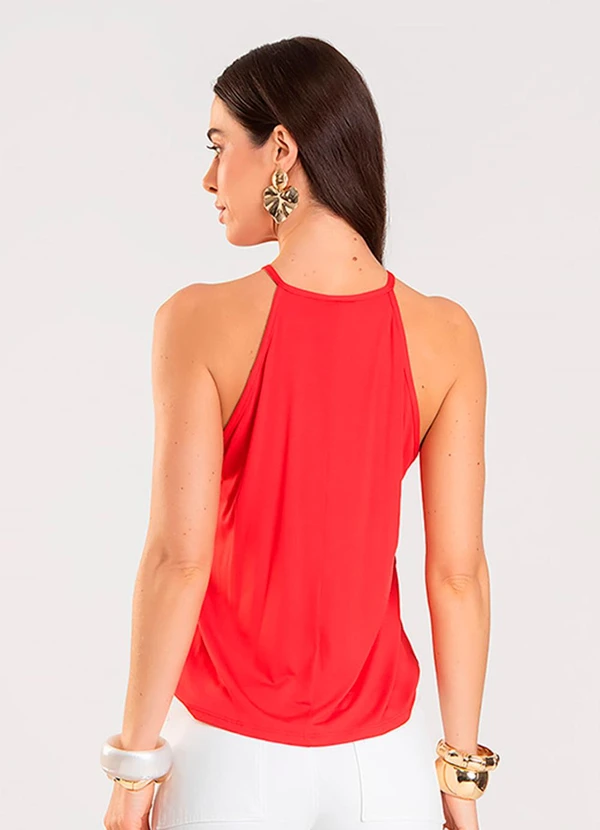 Select - Blusa Feminina de Alça Vermelho 2