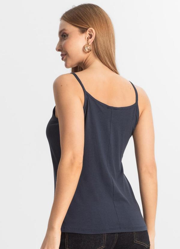 Select - Blusa Feminina de Alças Básica Azul 2
