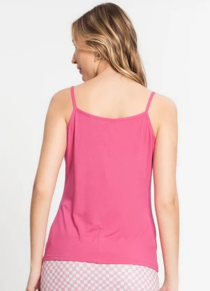 Select - Blusa Feminina de Alças Básica Rosa - SELECT