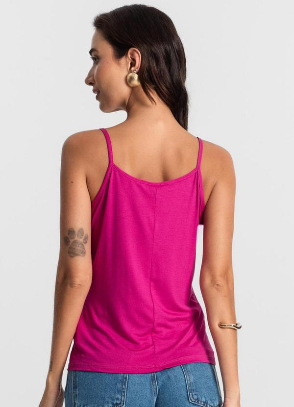 Select - Blusa Feminina de Alças Básica Rosa 2