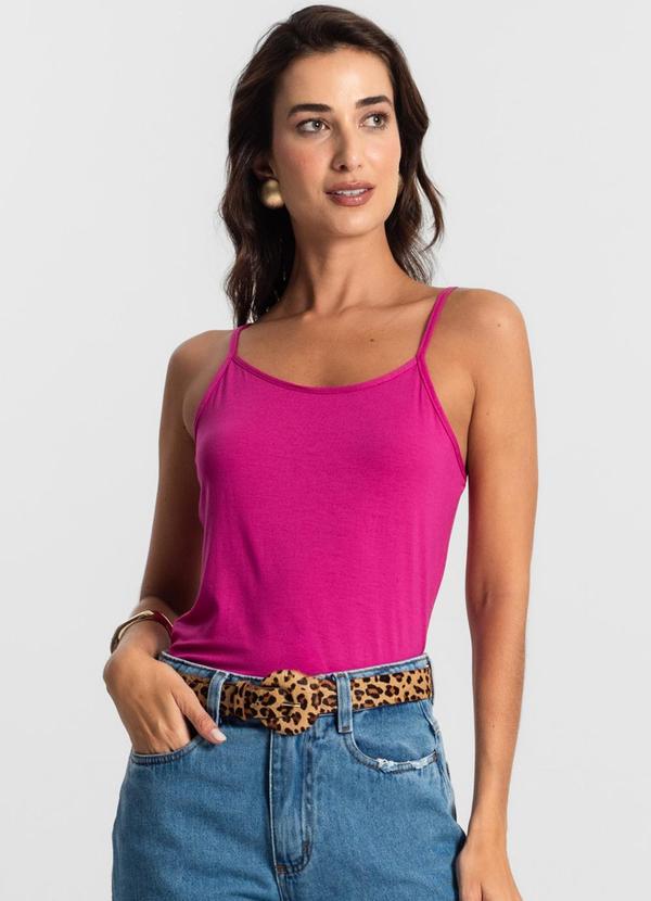 Select - Blusa Feminina de Alças Básica Rosa 4