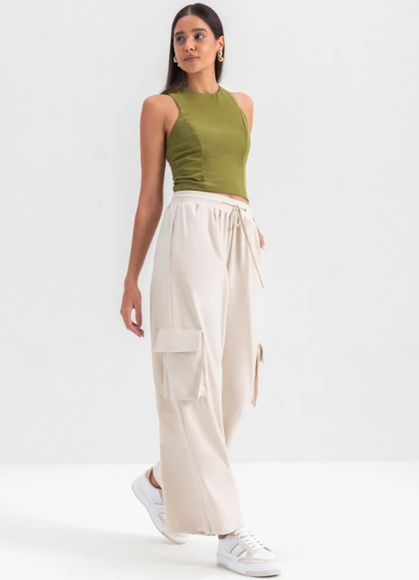 Essendi - Blusa Feminina em Alfaiataria  Verde 3