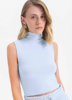 Essendi - Blusa Feminina em Cotton  Azul - ESSENDI