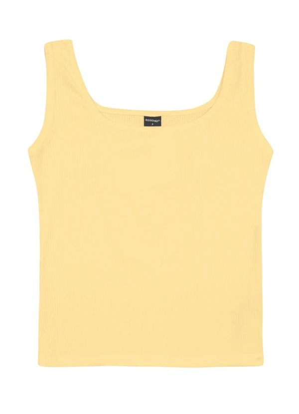 Essendi - Blusa Feminina em Ribana Amarelo