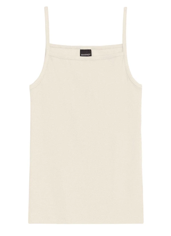 Essendi - Blusa Feminina em Ribana Canelada Natural 3