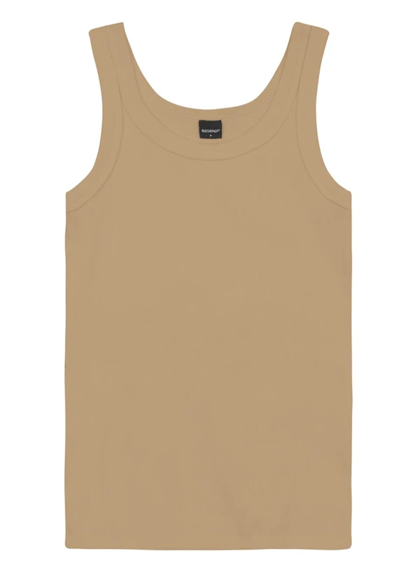 Essendi - Blusa Feminina em Ribana Marrom