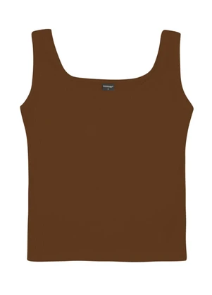 Essendi - Blusa Feminina em Ribana Marrom - ESSENDI