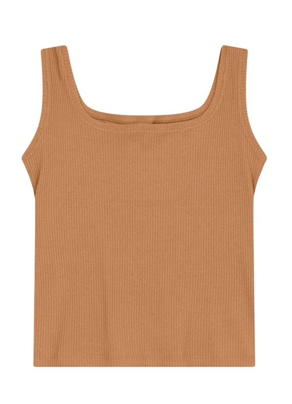 Essendi - Blusa Feminina em Ribana Marrom