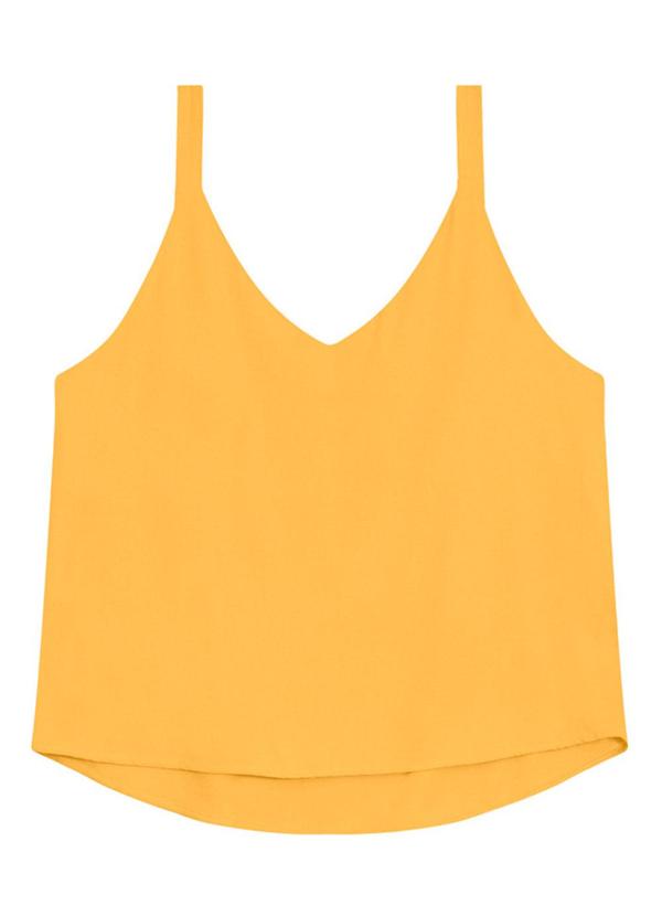 Essendi - Blusa Feminina em Tecido Creponado Amarelo 4