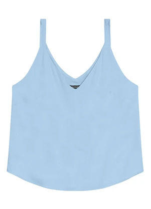 Essendi - Blusa Feminina em Tecido Creponado Azul - ESSENDI