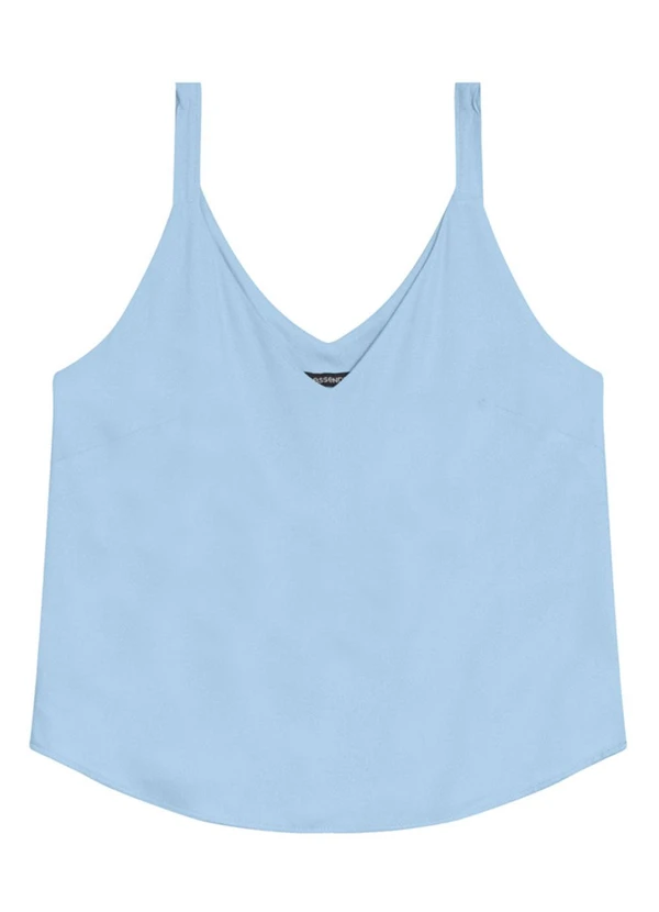 Essendi - Blusa Feminina em Tecido Creponado Azul 2