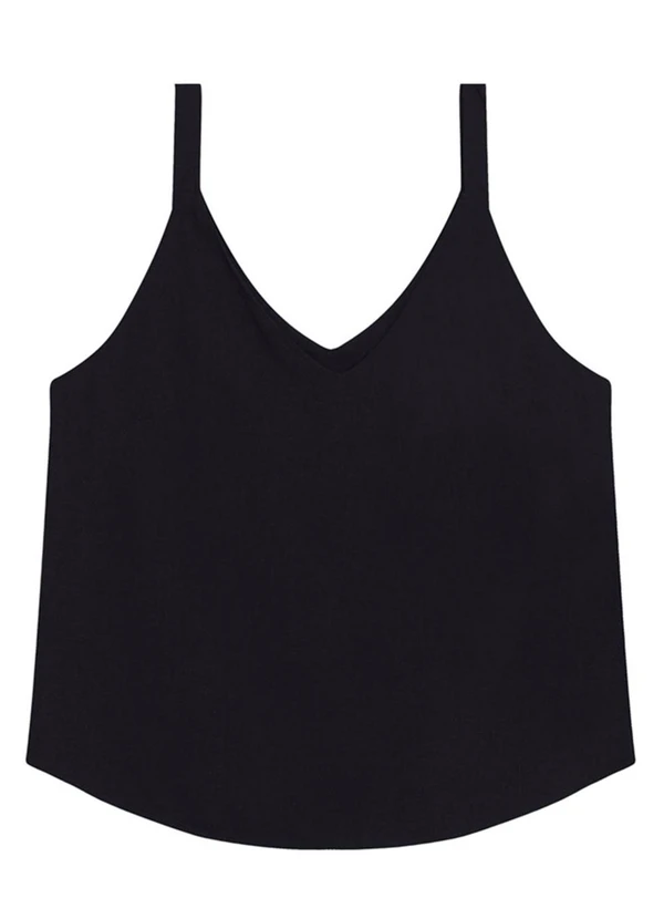 Essendi - Blusa Feminina em Tecido Creponado Preto 2