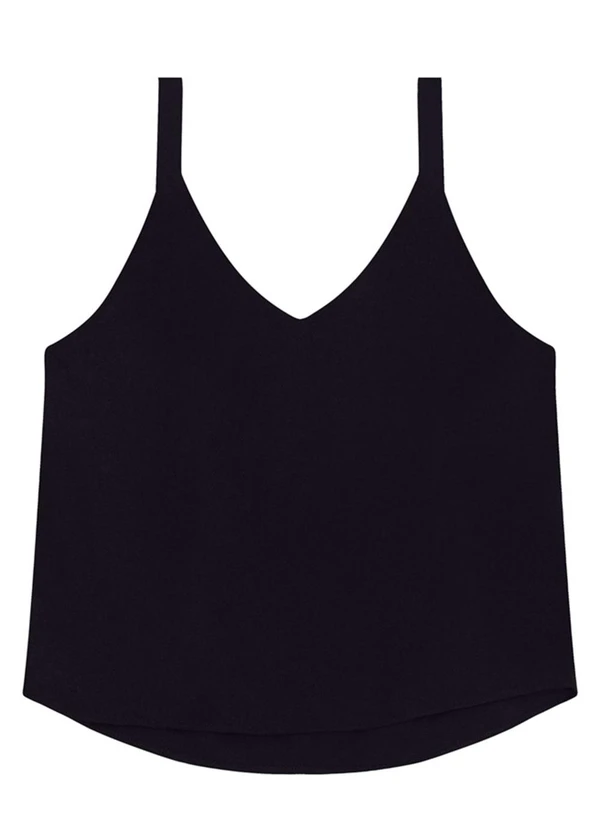 Essendi - Blusa Feminina em Tecido Creponado Preto 3