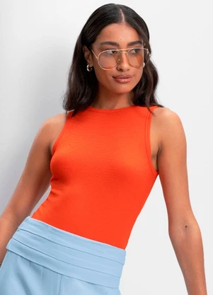 Essendi - Blusa Feminina em Viscose Laranja - ESSENDI