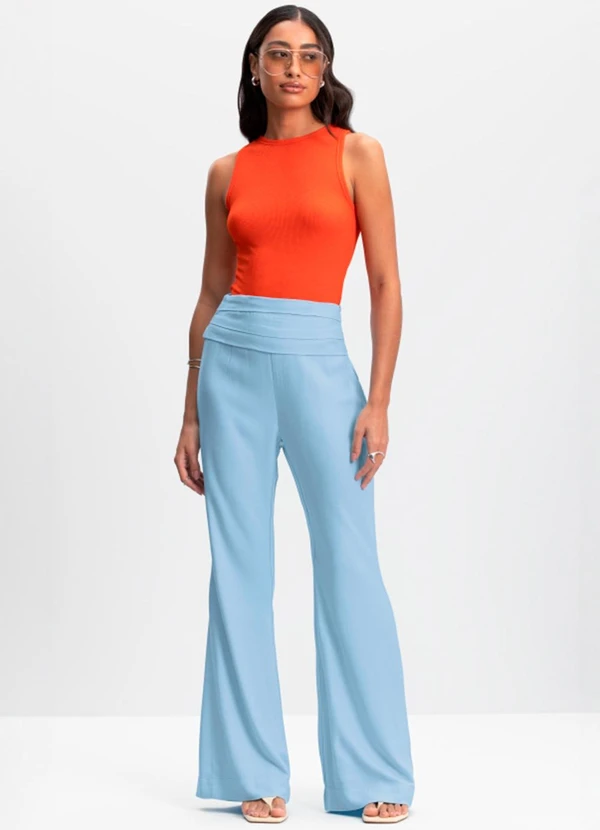 Essendi - Blusa Feminina em Viscose Laranja 3