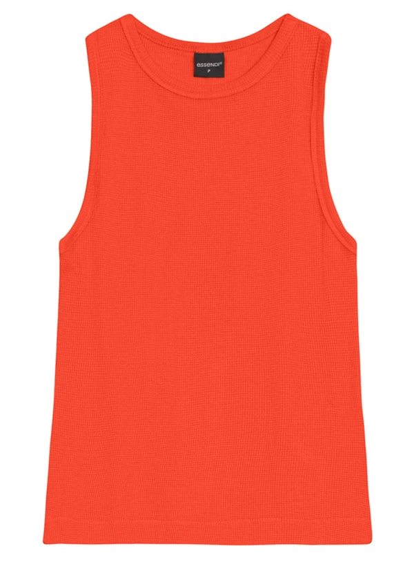 Essendi - Blusa Feminina em Viscose Laranja 4