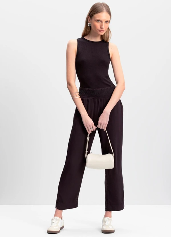 Essendi - Blusa Feminina em Viscose Preto 3