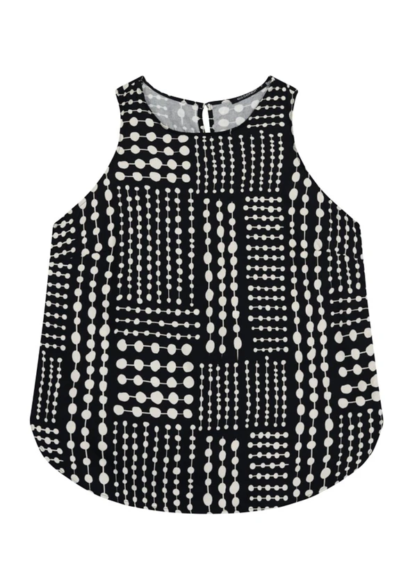 Essendi - Blusa Feminina em Viscose Preto