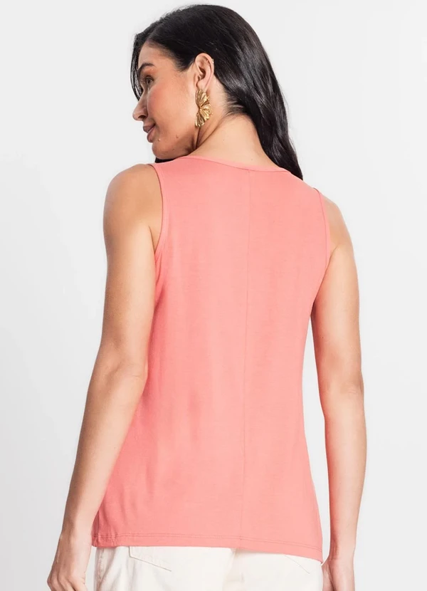 Infinita Cor - Blusa Feminina Estampada Laranja 2