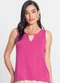 Infinita Cor - Blusa Feminina Lisa Marrom - variação: Rosa