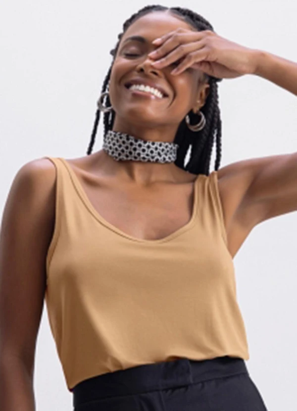 Essendi - Blusa Feminina Marrom