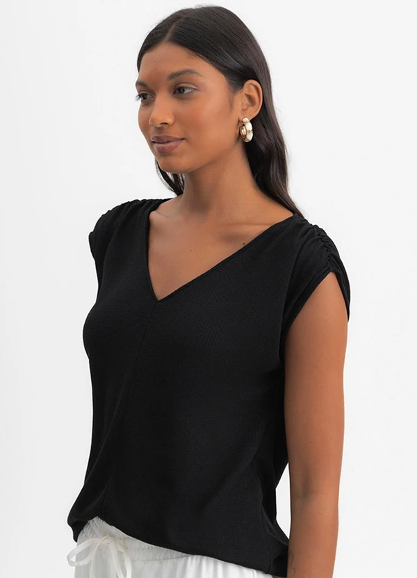 Essendi - Blusa Feminina Muscle Tee Preto