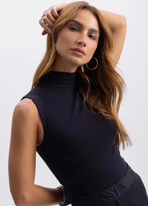 Essendi - Blusa Feminina Preto