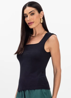 Infinita Cor - Blusa Feminina Preto - INFINITA COR
