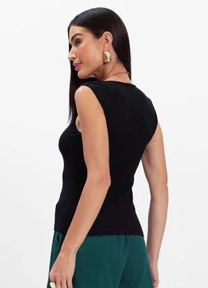 Infinita Cor - Blusa Feminina Preto - INFINITA COR