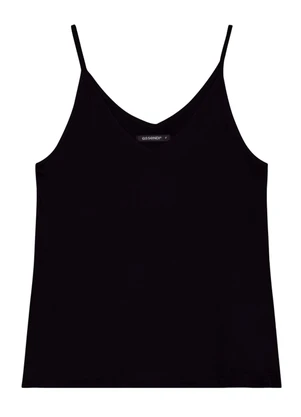 Essendi - Blusa Feminina Regata em Viscose Preto - ESSENDI