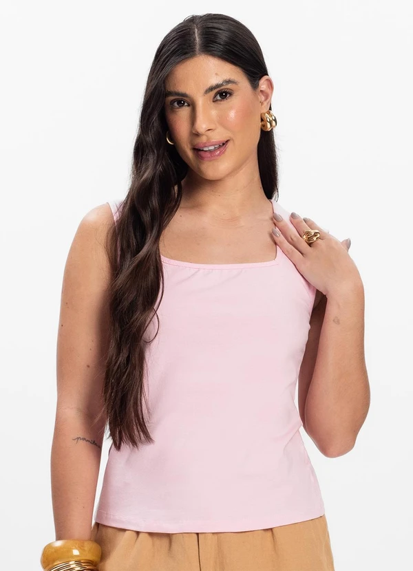 Infinita Cor - Blusa Feminina Rosa 1