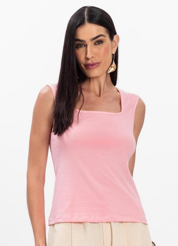 Infinita Cor - Blusa Feminina Rosa