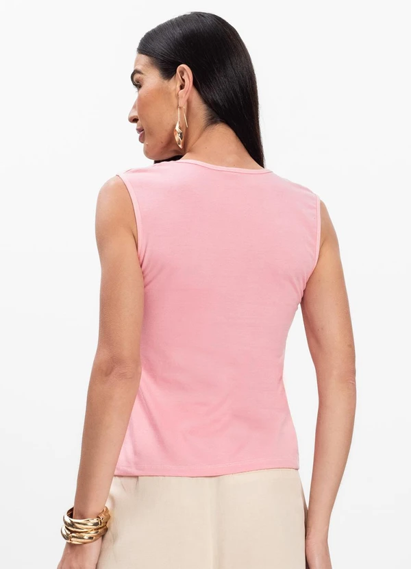 Infinita Cor - Blusa Feminina Rosa 2