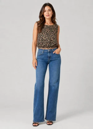 Endless - Blusa Feminina Tecido Viscose Khyara Preto - ENDLESS