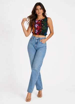 Endless - Blusa Feminina Tecido Viscose Khyara Preto - ENDLESS