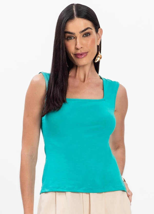 Infinita Cor - Blusa Feminina Verde