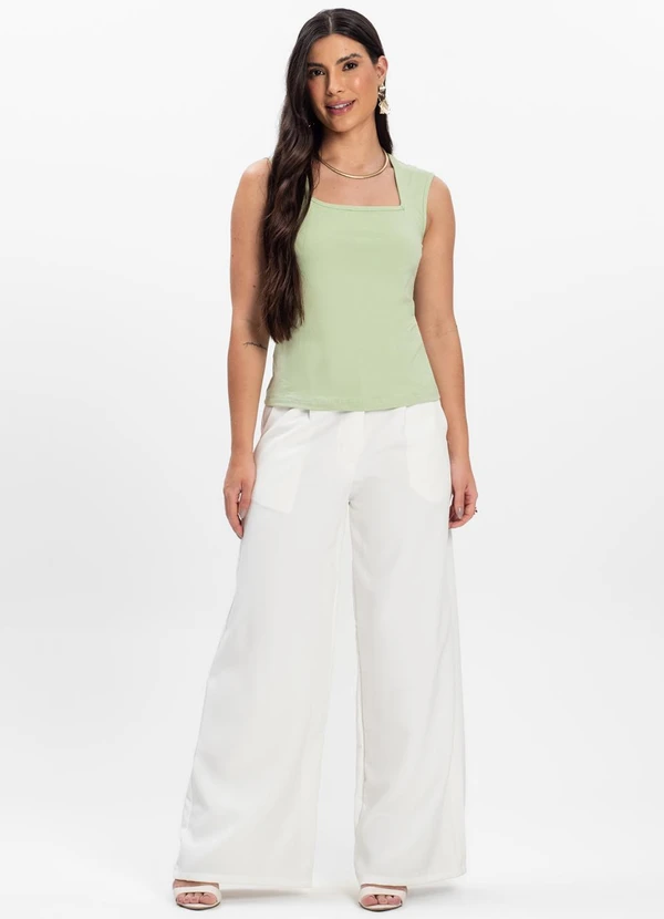 Infinita Cor - Blusa Feminina Verde 2