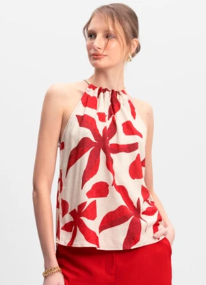 Essendi - Blusa Feminina Vermelho - ESSENDI