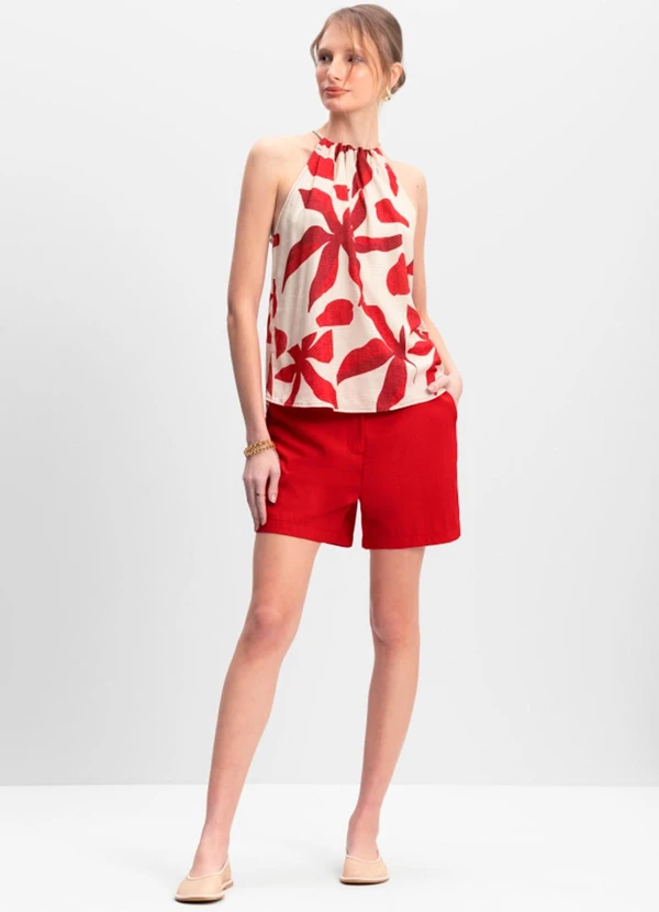 Essendi - Blusa Feminina Vermelho 3