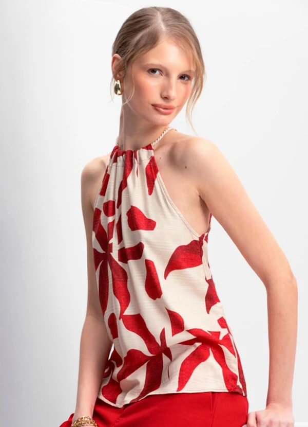 Essendi - Blusa Feminina Vermelho 4