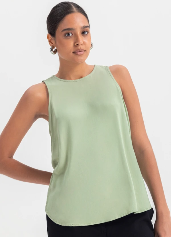 Essendi - Blusa Feminina Viscose  Verde