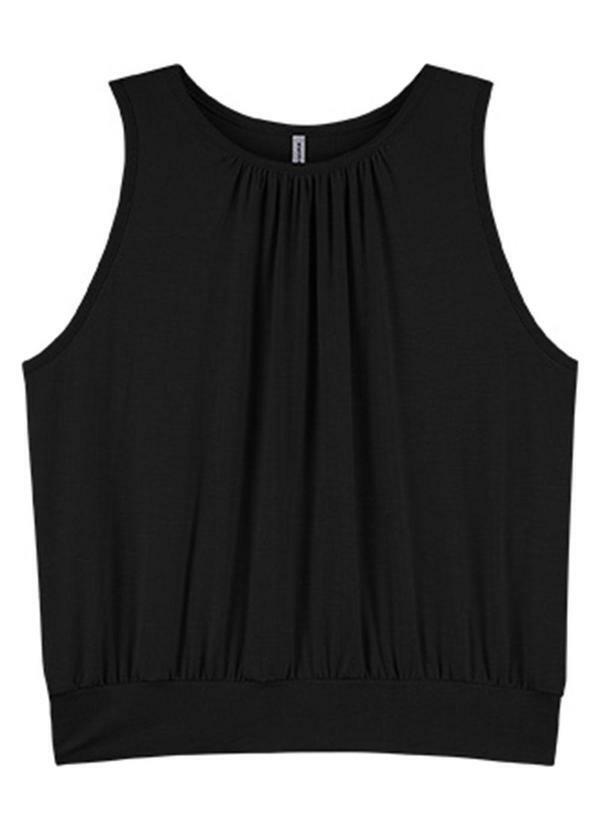 Rezzato - Blusa Franzidinho Adulto Feminino Preto